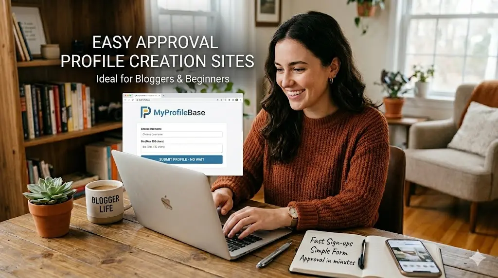 Easy Approval Profile Creation Sites Ideal for Bloggers And Beginners