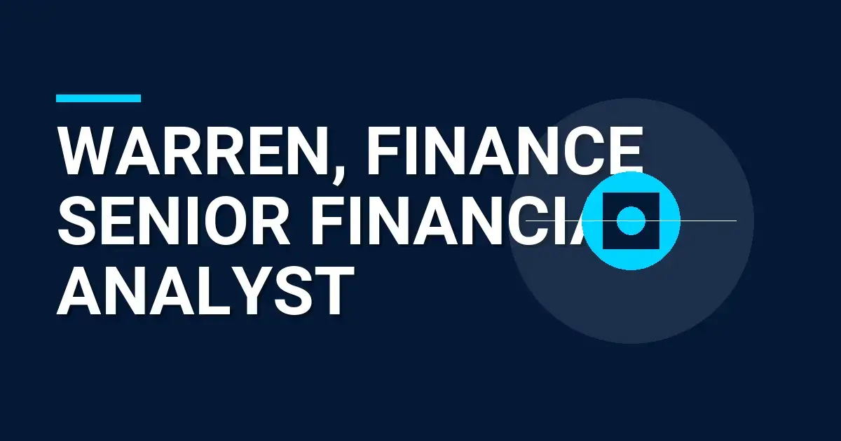 Warren, Finance Senior Financial Analyst