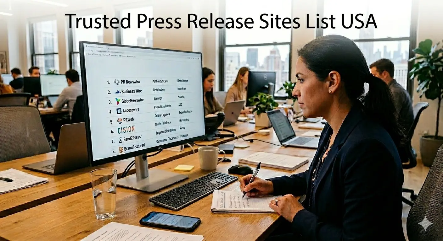 Trusted Press Release Sites List USA